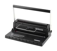 Alomejor Spiral Binding Machine with 34 Holes, Durable Design | Facile da usare, Guida precisa dei fori, Perfora fino a 12 fogli, Compatibile con il formato