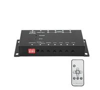 Alomejor Splitter Video Mobile Splitter Video per Veicoli in ABS e Metallo Ingresso 4 720P H264 con Sovrapposizione Caratteri e Schermo Intero Automatico per Autobus Camion Barche Yacht