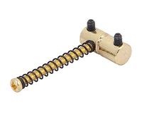 Alomejor Squisita Prestazione di E -Gitarren -Bass Bridges Sättel Compensazione Facile da Installare per Appassionati di Musica 4 Pcs (GOLD)