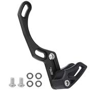 Alomejor Stabilizzatore Guida Catena Bici Disco Singolo Guida Catena Montaggio Diretto BB Mid Lock Protezione Corona Ultraleggera per Ciclismo all'aperto(Nero)