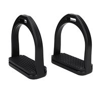 Alomejor Staffe per Il Cuscinetto in Gomma Antiscivolo in Plastica Resistente Allevia la Tensione per i Cavalieri 2 Pezzi (S)