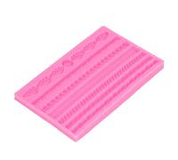 Alomejor Stampo in Silicone con Corda Lavorata a Maglia 3D, Resistente, Facile da Pulire, per Torte e dessert. Rosa