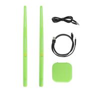 Alomejor Sticchi a Tamburi Ad Aria Compatta Rilevamento del Movimento del Kit 3D Virtuale per Bambini Convertitore Audio Wireless per Bambini Adulti (GREEN)