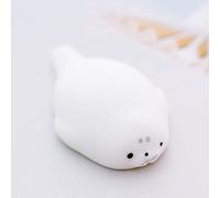 Alomejor Stress a Pressione Flessibile per il Giocattolo di Decompressione degli Animali Spugnosi per la Pulizia della Casa (Orso) (foca)