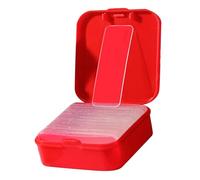 Alomejor Strisce Adesive Biadesive Trasparenti Elevata Trasparenza Funzionamento Facile per la Decorazione Domestica 60 Pezzi Nastro Biadesivo Rettangolare Materiale PVC Acrilico