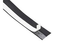 Alomejor Striscia Sigillante Autoadesiva per Isolamento Acustico per Finestre e Porte, 25 Mm X 5 M, Riduzione del Rumore e Prevenzione della Polvere, per Uso Domestico (BLACK)