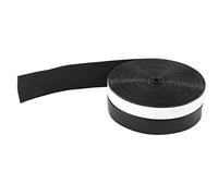 Alomejor Striscia Sigillante Autoadesiva per Isolamento Acustico per Finestre e Porte, 25 Mm X 5 M, Riduzione del Rumore e Prevenzione della Polvere, per Uso Domestico (BLACK)