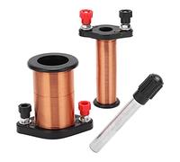 Alomejor Strumento per Esperimenti di Induzione Elettromagnetica con Bobina Primaria, Leggero e Portatile, per L'insegnamento della Fisica, con 1 Bobina Primaria e 1 Secondaria