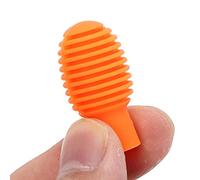 Alomejor Suggerimenti per Bacchette da Batteria, Bacchette Silicone Mute | Silicone Ecologico, Adatto a Qualsiasi Testa di Bacchetta, Protegge la Superficie del Tamburo, Esercizio Portatile Senza