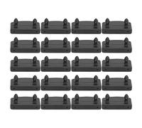 Alomejor Supporti per Doghe da Letto da 20 Pezzi, Tappi per Doghe da Letto in Plastica con Installazione Semplice, Supporto Robusto per Strutture e Divani, 55x30 Mm per Varie Dimensioni
