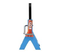 Alomejor Supporto Auto RC 6T Regolabile in Metallo per 1/8 1/10 (BLUE) | Costruzione in Lega di Zinco, Colonna di Bloccaggio a Cricchetto per Regolazione Dell'altezza con una Sola Mano, Base Larga
