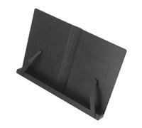 Alomejor Supporto da Lettura da Tavolo Regolabile Supporto per Libri Ergonomico per Tablet, Telefono Cellulare, Notebook, per Libri da Scrivania Salvaspazio per Studio a Casa in Ufficio (BLACK)