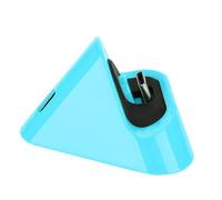 Alomejor Supporto di Ricarica Portatile di Tipo C per Interruttore con Base in Metallo, Stazione di Ricarica Stabile e Durevole, Perfetto per Giocare e Guardare, Giallo/grigio/blu Verde (Blu e Verde)