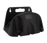 Alomejor Supporto per Avvolgitubo per Tubo Dell'acqua, Forte Carico, per Irrigazione del Giardino, Lavaggio Auto, Casa, Materiale ABS (BLACK)