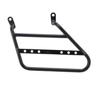Alomejor Supporto per Borsa Laterale per Montaggio Laterale per Moto, Staffa per Telaio per Borsa in Ferro da 12 Mm, Tubo Saldato Nero, Installazione Imbullonata, Spazio di Trasporto Extra per i (A
