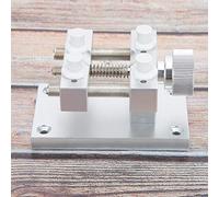 Alomejor Supporto per Cinturino di Orologio con Estrattore Migliorato per | Materiale argentato resistente, portatile per un facile utilizzo, ideale per la manutenzione dell\'orologio