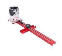 Alomejor Supporto per Fresatura Dal Design Modulare, Guida di Precisione per Cerchi Taglio, Accessori Completi, per Falegnami di Livello Esperto