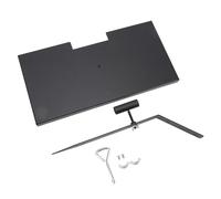 Alomejor Supporto per Lapide con Viti a Farfalla, Facile Montaggio, Supporto per Pietra Commemorativa in Ferro Resistente Alla Ruggine, Tavola da 30,5 X 15,2 Cm