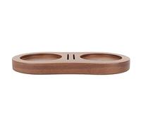 Alomejor Supporto per Pigiatore di caffè, Stazione di Pressatura in | Materiale in legno, cuscinetti antiscivolo, design stabile