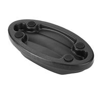 Alomejor Supporto per ruota anteriore, blocco rialzatore, resistente al cerchio interno, accessorio in plastica nera, 9,1 x 4,7 x 2,2 pollici
