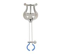Alomejor Supporto per Spartiti per Clarinetto con Lira da Marcia in Ferro Clip per Anello Regolabile Supporto per Spartiti Portatile da Marcia 15,5 X 4,6 X 2 Cm per Suonatori di Clarinetto Band (per