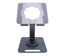 Alomejor Supporto per tablet, supporto per tablet da scrivania pieghevole girevole regolabile con base antiscivolo per disegno dal vivo (grigio)