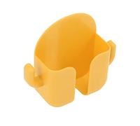 Alomejor Supporto per Telefono con Montaggio a Parete Gancio Pratico Supporto di Ricarica Autoadesivo per Ufficio Camera da Letto di Casa, ABS 4,3x5,1 Pollici (YELLOW)