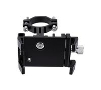 Alomejor Supporto per Telefono in Lega di Alluminio per Bici, Supporto Antivibrazione Impermeabile con Rotazione a 360° per Manubrio Moto, Morsetto Regolabile per Smartphone 4-7 Pollici