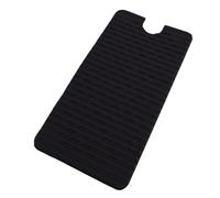 Alomejor Supporto per Telefono Pieghevole Compatto per Videochiamate e Intrattenimento, Supporto in Silicone Antiscivolo Pieghevole, Ideale per i Viaggi, Cm (BLACK)