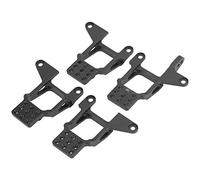 Alomejor Supporto per Torre Ammortizzatore Anteriore Posteriore in Lega di Alluminio CNC Regolabile per Auto -4 1/10 RC (#1)