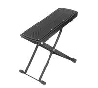 Alomejor Supporto Poggiapiedi per Chitarra in Plastica con Cuscinetto Antiscivolo 6 Livelli di Altezza per Comfort di Seduta dello Sgabello per Chitarra e Sollievo Dallo Stress