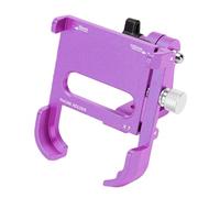 Alomejor Supporto Regolabile per Telefono da Bici, Porta Telefono per Bicicletta Regolabile, for Ciclismo e Uso Quotidiano (Viola reale)