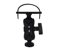 Alomejor Supporto Universale per Cercatore di Pesci per Kayak, Staffa Regolabile con Testa a Sfera Rotante a 360 Gradi e Morsetto Rivestito in Gomma per di Cingoli per (Staffa quadrata con morsetto