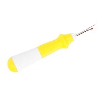 Alomejor Taglia Asole Rimuovi Efficacemente i Punti per Uso Domestico Comodo Strumento da Cucito per la Maggior Parte delle Persone dell'età Giusta Gomma/Acciaio Inossidabile (YELLOW)