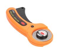 Alomejor Taglia Tessuti Efficiente Strumento da Cucito in Acciaio Inossidabile per Tagli Rapidi su Piani Cottura Rotondi con Lame di Ricambio per la Maggior Parte delle Persone dell'età Giusta