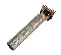 Alomejor Tagliacapelli, Tagliacapelli Elettrico con 4 Pettini Guida Regolabarba di Precisione per Salone di Casa e Toelettatura da Uomo (GOLD)