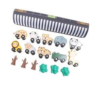 Alomejor Tappetino da Gioco per Auto per Bambini, Tappeto Interattivo Educativo per il Traffico Stradale con Giocattoli per Auto in Miniatura, per Bambini Dai 2 Anni in su, Scuola