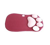 Alomejor Tappetino per Mouse con Zampa di Gatto, Design Carino Ed Ergonomico con Supporto per il Polso, per Uso Domestico e in Ufficio, Tessuto Premium, 1 unità (#5)