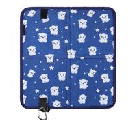 Alomejor Tappetino Pieghevole Portatile per Campeggio, Cuscino da Seduta Ispessito per Bambini, Tappetino Antipioggia per Escursioni da Picnic, Comodo da Esterno (stile del cane)