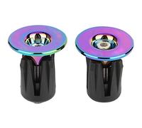 Alomejor Tappi terminali Bicicletta,Decorano e proteggono Manubrio con Stile Elegante,Bar Ends,Comfort Durante tragitto Quotidiano for Ciclisti Urbani e Avventure Allaperto