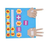 Alomejor Tavolo Sensoriale per Bambini con Design in Feltro Colorato, per | Giocattolo educativo, formazione aggiuntiva, riconoscimento del colore, materiale in feltro resistente
