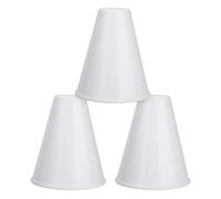 Alomejor Tazze da Giocoliere in Plastica da 3 Pezzi, Oggetti di Scena per Giocattoli da Giocoleria Resistenti agli Urti in TPR con Parete Interna Liscia, con Colla Nera TPR per Giochi di