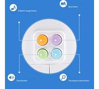 Alomejor Temi di Scatti Modello Avolano con Luce e Musica, Bel Design a Diap Reil, Giocattoli per Eycle per Bambini con Auto in Lega STC, Ideale per i Ruoli e L'apprendimento (Tema del fuoco)
