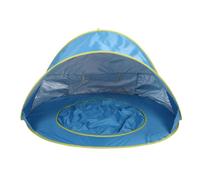 Alomejor Tenda da Spiaggia Pop-up a Prova di Sole con Telaio Antivento per Tenda da Spiaggia per Bambini (BLUE)