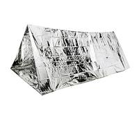 Alomejor Tenda di Emergenza Riflettente Termica All'aperto, Tenda Cinematografica Aluminizzata Al 100% per la Sopravvivenza e il Turismo della Fauna Selvatica, con Spessore Standard Internazionale
