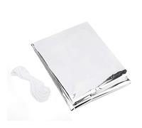 Alomejor Tenda Riflessiva Termica di Sopravvivenza Duratura per Situazioni di Emergenza, Adatte Ad attività All'aperto Come Campeggio e Arrampicata in Montagna, 240 X 150 X 90 Cm in Argento (1 Posto)