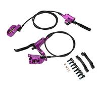 Alomejor Termine Freno a Disco Idraulico CNC 4 Freno Posteriore a Pistoni per la Gestione del Tempo Libero Urbano Composto di Metallo (Purple)