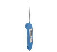 Alomejor Termometro Digitale per Alimenti con Sonda Lunga per Cucinare e Grigliare, Termometro Pieghevole in Acciaio Inossidabile per Uso Esterno in Cucina (BLUE)