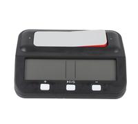 Alomejor TIMER degli Scacchi ECCHIRE TIMER GAME CON FUNZIONE DI MEMORIA DI REGITAZIONE PREMIBILE PREMIBILE ALLARME DISPLAY LCD LCD per Allenamento CON le Competizioni (BLACK)