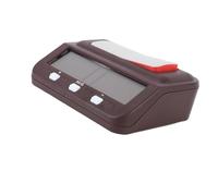 Alomejor TIMER degli Scacchi ECCHIRE TIMER GAME CON FUNZIONE DI MEMORIA DI REGITAZIONE PREMIBILE PREMIBILE ALLARME DISPLAY LCD LCD per Allenamento CON le Competizioni (WINE RED)